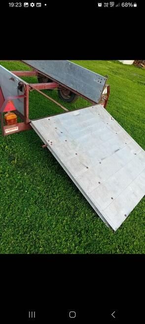 Przyczepa sam z najazdem do traktorka itp.