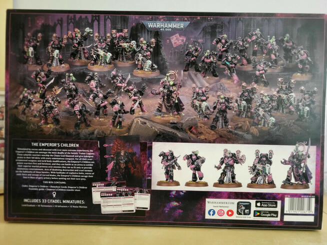 na PREZENT Champions of Slaanesh-Emperors Children Army Set