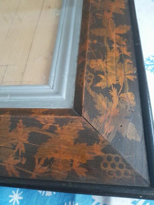 Ramki do obrazów zabytkowe, z oleodrukiem