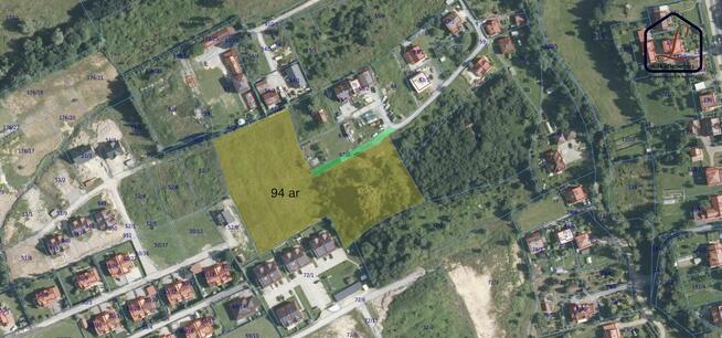 Działka o pow. 94 ar. Nowy Sącz , Zawada ul. Tadeusza Ryby