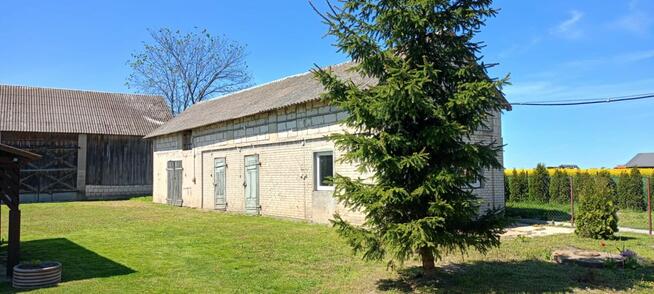 Działka z domem i budynkami gospodarczymi