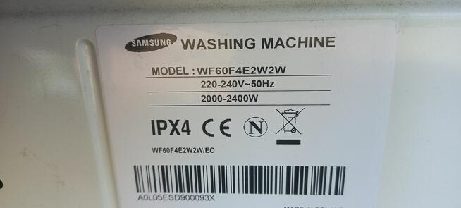 pralka samsung ecobuble 6kg na czesci