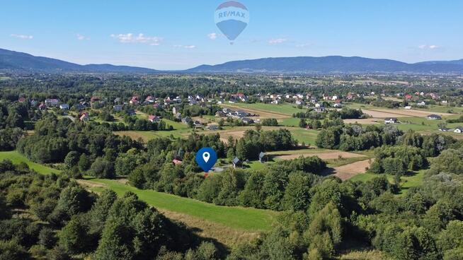 Działka rekreacyjna (1439m2) w Radziechowach