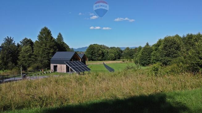 Działka rekreacyjna (1439m2) w Radziechowach