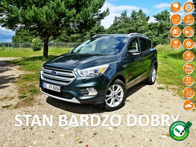 Ford Kuga 2.0 TDCI*TITANIUM*4x4*Climatronic*Alu*Navi*Elektr*Półskóry*SONY*ZOBACZ