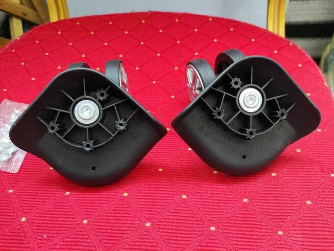 Kółka Obrotowe Koła Skrętne do Walizki Turystycznej podróżna