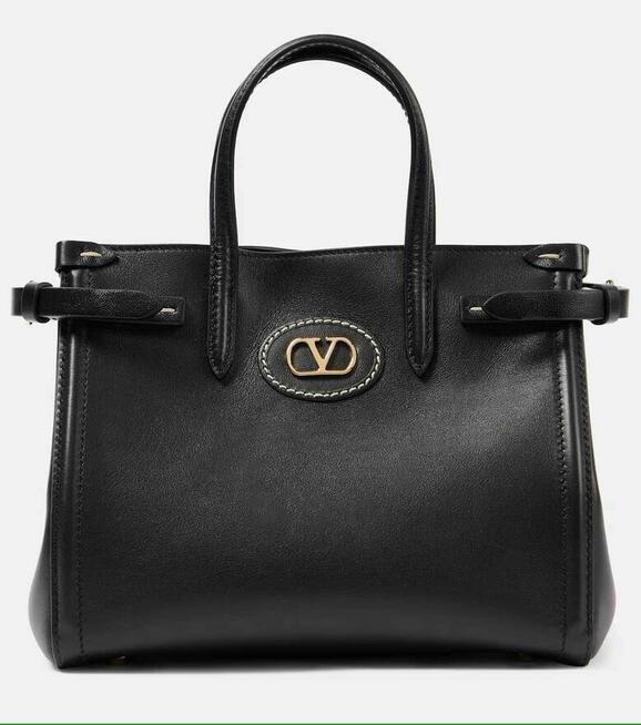 Mała skórzana torba typu tote z Antibes