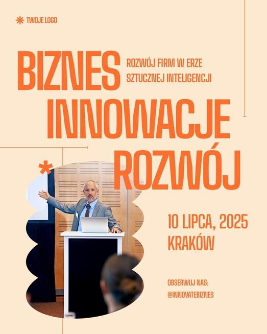 Pakiet 6 grafik promujących wydarzenie lub konferencję bizne