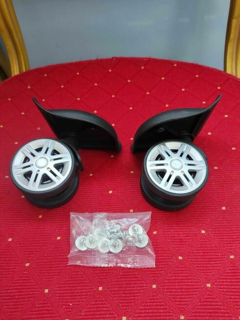 Kółka Obrotowe Koła Skrętne do Walizki Turystycznej podróżna