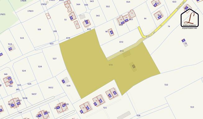 Działka o pow. 94 ar. Nowy Sącz , Zawada ul. Tadeusza Ryby