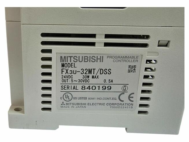 Sterownik PLC MITSUBISHI FX3U-32MT/DSS