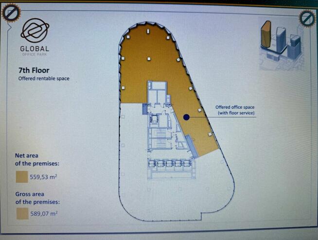 Podnajem - biuro Global Office Park