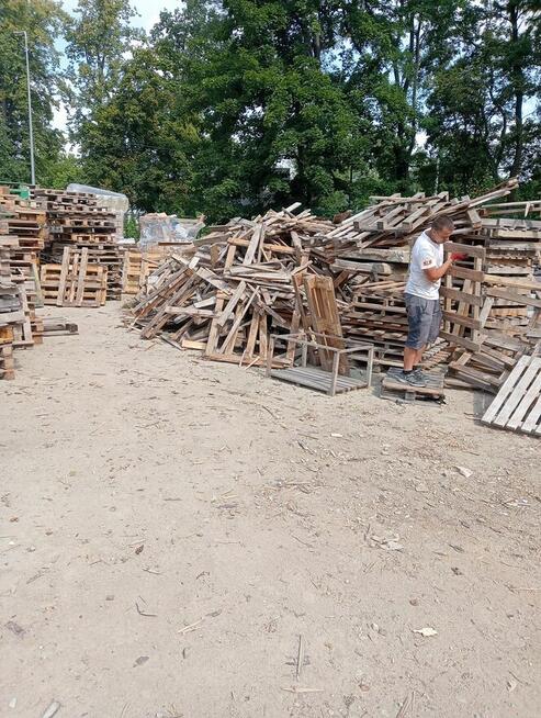 Drewno z palet na opał-cena z transportem za całe auto
