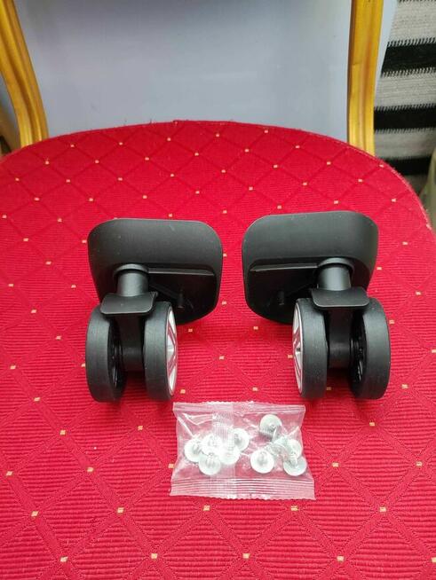 Kółka Obrotowe Koła Skrętne do Walizki Turystycznej podróżna