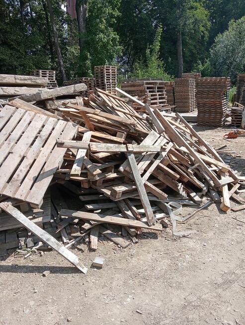 Drewno z palet na opał-cena z transportem za całe auto