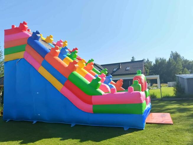 Dmuchańce Grudziądz zabawa w ogrodzie zjeżdżalnia
