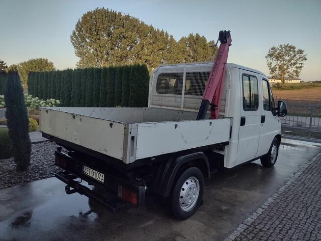 Fiat Ducato Doka Kiper Gaz LPG Żuraw HDS Wywrotka Brygadówka