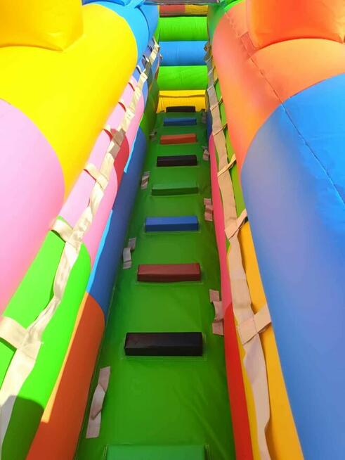 Dmuchańce Grudziądz FunTastyka zjeżdżalnia w ogrodzie