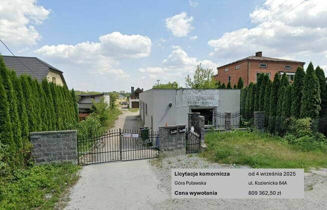 Mieszkalny z budynkiem magazynowy, licytacja komornicza