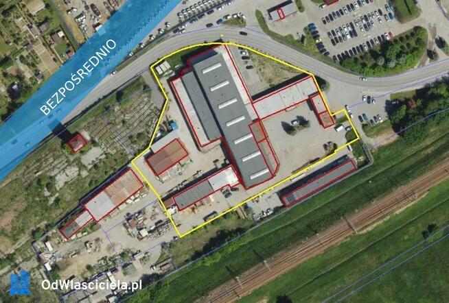 Budynki produkcyjno-magazynowe z częścią socjalno-biurową na sprzedaż
