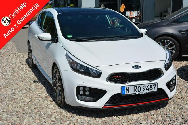 Kia Pro Cee'd GT Biała Perła Navi Panorama Ledy Bixenon Skóry Recaro Kamera Alu18"