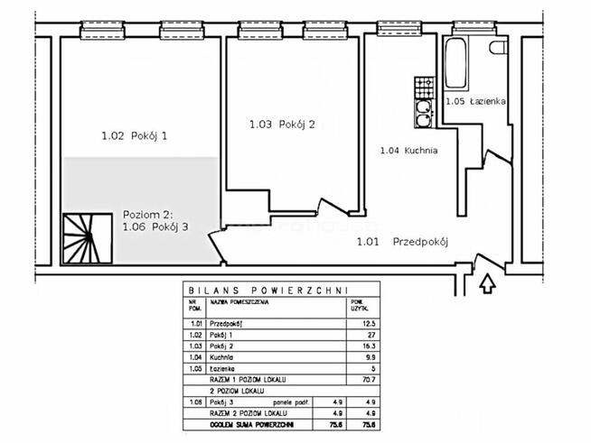 Mieszkanie 80m.kw. Elbląg ul. Mickiewicza