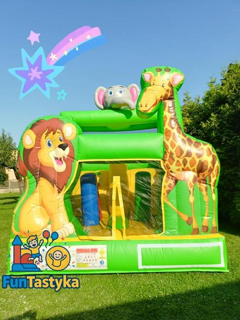 Dmuchańce Grudziądz zabawa w ogrodzie zjeżdżalnia