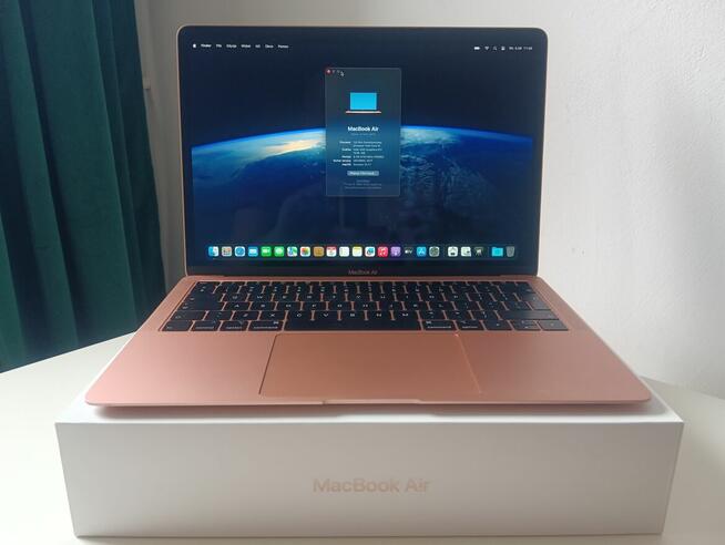 MacBook Air (Retina, 13-inch,2018) A1932/Złoty/klasa A/ PL