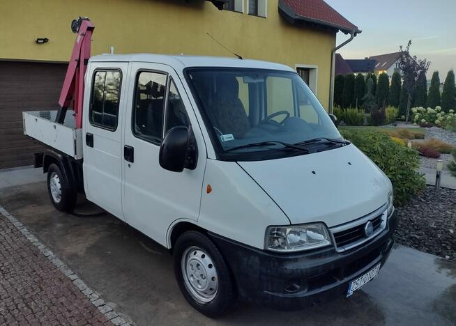 Fiat Ducato Doka Kiper Gaz LPG Żuraw HDS Wywrotka Brygadówka