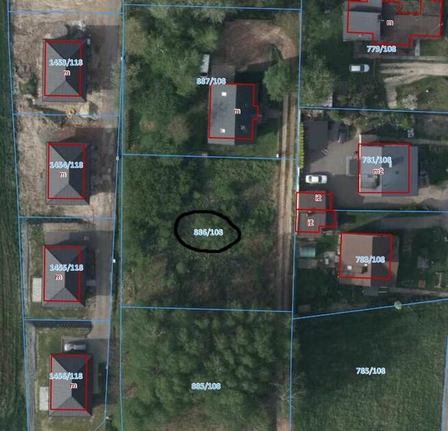 Działka 1200m2 pod budowę domu/domów w dzielnicy Rogoźna