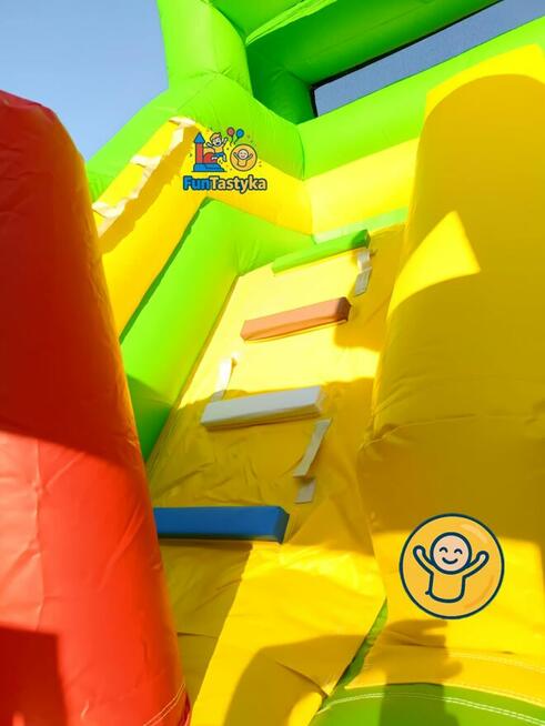 Dmuchańce Grudziądz FunTastyka zjeżdżalnia w ogrodzie