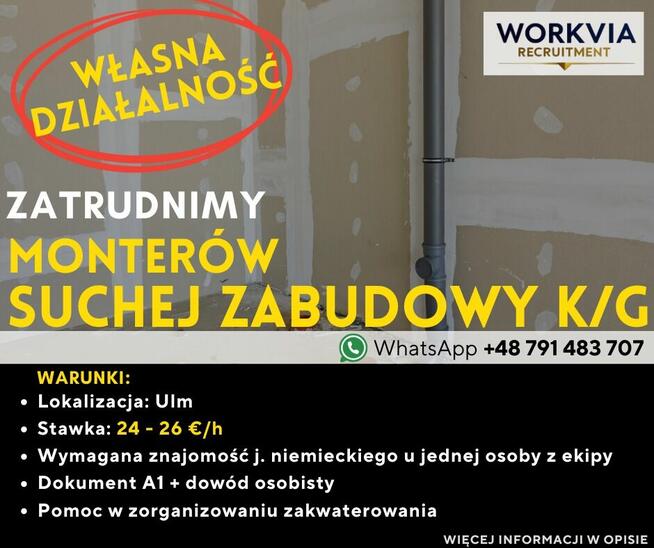 ZLECENIE – TROCKENBAU – BIUROWIEC (6 kondygnacji)
