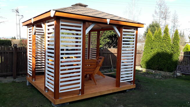 Drewniana altanka ogrodowa ROMA. Montaż i dowóz cała Polska.