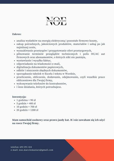 Wirtualny Manager dla Twojej Firmy