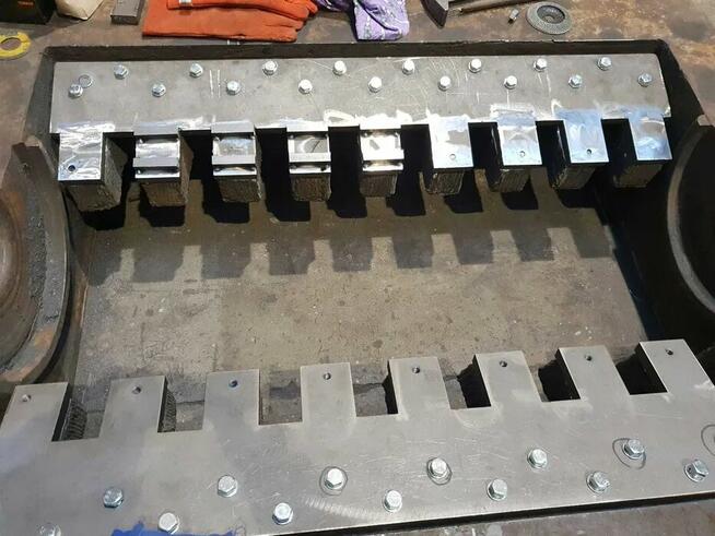 Nowy czop w rotorze, krzywizna, pęknięty kosiarka bijakowa,