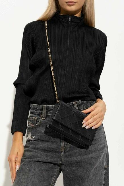 Czarny Portfel na pasku ‘Fleming’