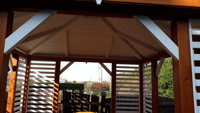 Drewniana altanka ogrodowa ROMA. Montaż i dowóz cała Polska.