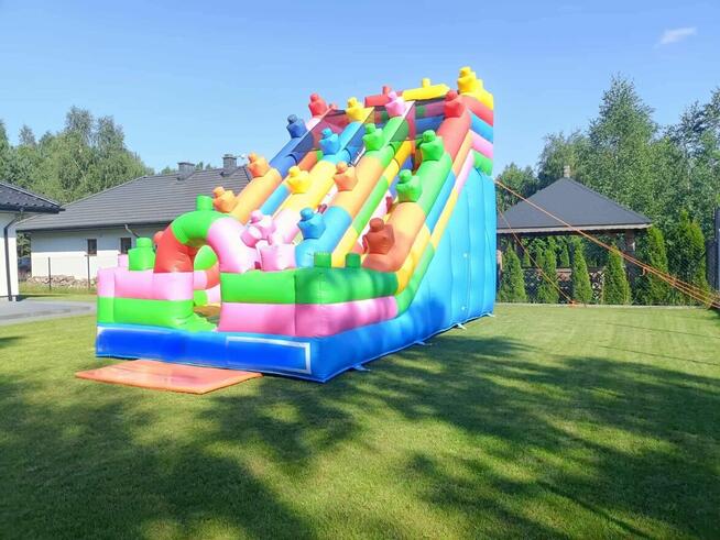 Dmuchańce Grudziądz zabawa w ogrodzie zjeżdżalnia