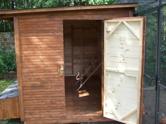 RABAT. Kurnik JARZĄBEK, domek dla kur, WOLIERA. Montaż cała