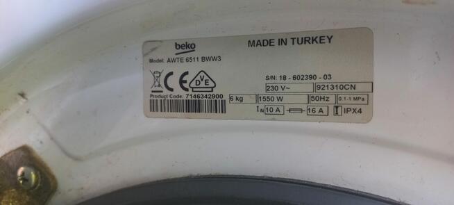 Pralka Beko awte 6511 bww3 na czesci