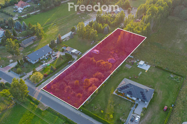 Piękna działka 3390 m2 Bartoszówka