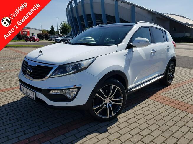 Kia Sportage 2,0 CRDi 4WD Automat Panorama Navi Klimatronik Zarejestrowany Gwarancj