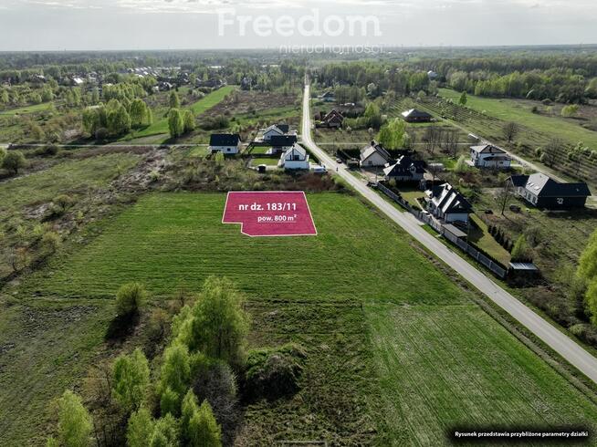 Przepiękna działka 800 m2 w Kazimierowie