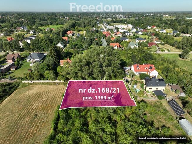 Działka budowlano-usługowa, 1389 m2, PKP Halinów