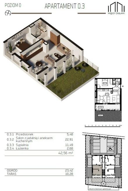 PROMOCJA na apartamenty z ogródkiem -Niechorze!