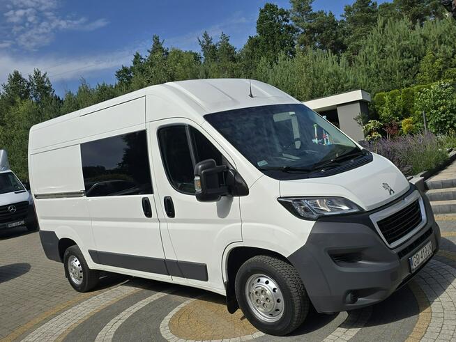 Peugeot Boxer L3H2 2.2 HDI 130KM / Salon PL I-właściciel / BRYGADÓWKA 7 osób