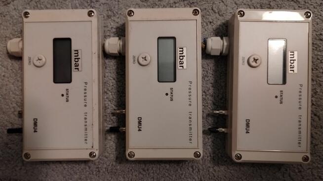 Czujnik ciśnienia manometru DMU-4-500P-VDC +-500Pa uzywany