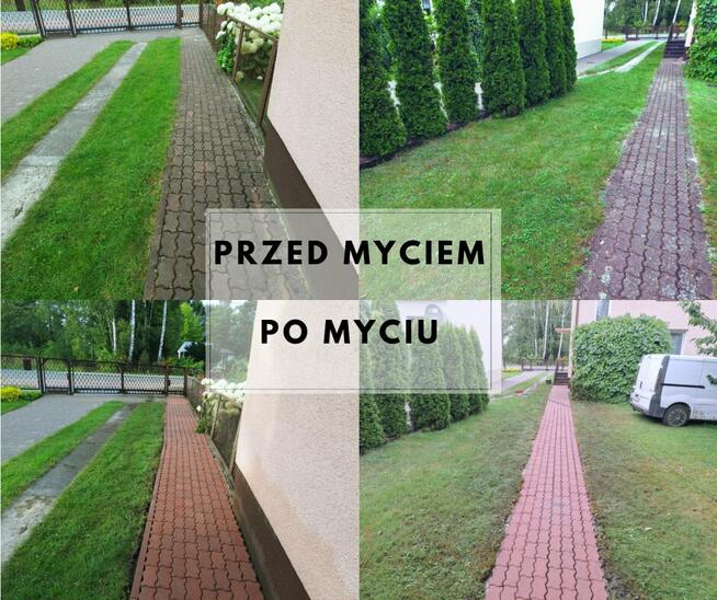 Mycie dachów I kostki brukowej