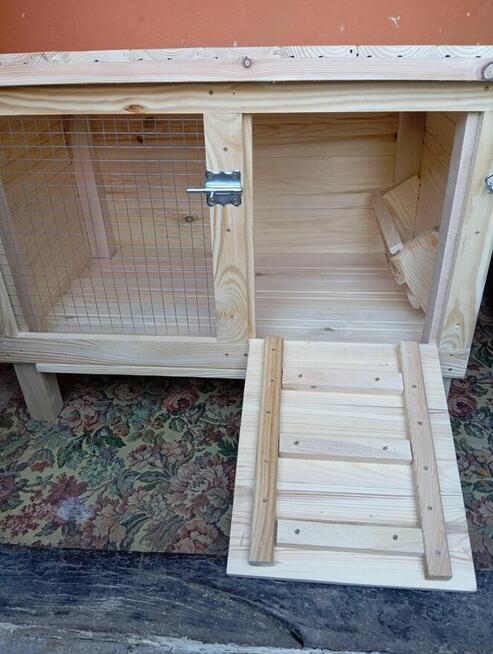 Solidna klatka dla królika z wyjsciem 80/50 Wysyłka 50