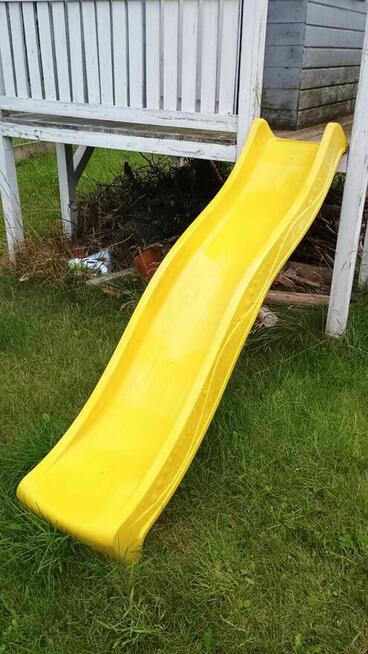 Ślizg zjeżdżalnia na plac zabaw 2m żółty